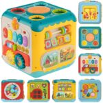 Interaktyvus Montessori veiklos kubas 6in1