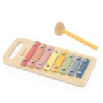 Medinis mušamasis žaislas su ksilofonu 2in1