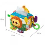 Edukacinė sensorinė skrynelė „Pirmoji servetėlių dėžutė“