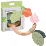 Medinis kramtukas–barškutis „Pirmasis lapelis“ 2in1