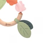 Medinis kramtukas–barškutis „Pirmasis lapelis“ 2in1