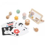 VIGA Medinė edukacinių veiklų dėžutė „Pirmieji atradimai“ 7in1