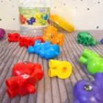 Montessori edukacinis skaičių ir spalvų rinkinys "Vienaragiai" (13 det.)