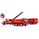 Transporteris gaisrinė - lėktuvas su automobiliais vaikams