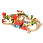 Medinis traukinio lokomotyvas "miestas"(69 det.)