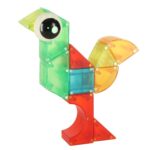 Šviečiantis 3D statybinis konstruktorius (34 det.) vaikams