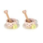 "Lulilo" kavos ir arbatos servizas medinis rinkinys