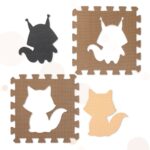 Kontrastinis kilimėlis "Ruduo" vaikams