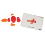 Kūrybinė ir sensorinė montessori dėlionė "Akmenukai"