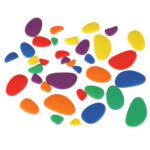Kūrybinė ir sensorinė montessori dėlionė "Akmenukai"