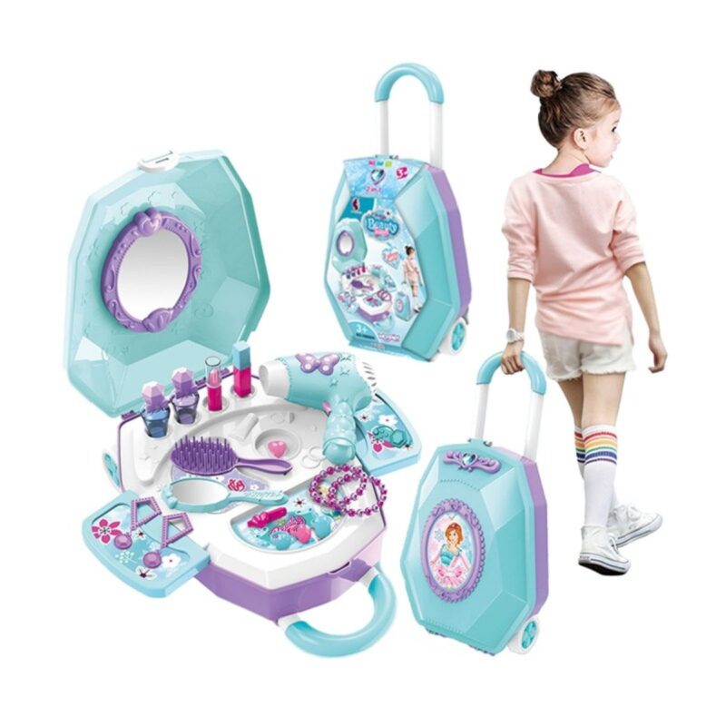 Woopie kosmetinis staliukas mergaitėms 2in1 Grožio salonas Woopie kosmetinis staliukas mergaitėms 2in1 Grožio salonas