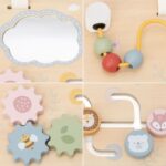 Medinė manipuliavimo lenta vaikams