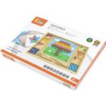Medinė Montessori mozaikos dėlionė vaikams – Viga