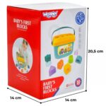 Formų rūšiavimo dėžutė "Abėcėlė ir formos" vaikams