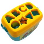 Formų rūšiavimo dėžutė "Abėcėlė ir formos" vaikams