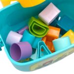 Formų rūšiavimo dėžutė "Abėcėlė ir formos" vaikams