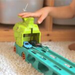 Žaislinė trasa – transporteris „Dinozaurai“ vaikams