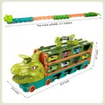 Žaislinė trasa – transporteris „Dinozaurai“ vaikams