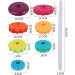 Sukamasis vaivorykštės bokštas WOOPIE BABY vaikams