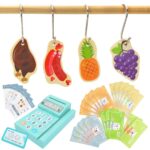 Medinė žaislinė parduotuvė  5in1 vaikams – Woopie Green