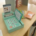 Medinė žaislinė parduotuvė  5in1 vaikams – Woopie Green