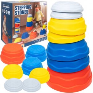 Sensoriniai pusiausvyros akmenys vaikams nuo 3 metų