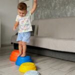 Sensoriniai pusiausvyros akmenys vaikams nuo 3 metų