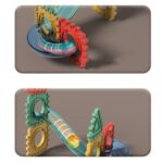 3D konstruktorius su kamuoliukų trasa vaikams