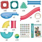 3D konstruktorius su kamuoliukų trasa vaikams
