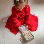 Medinis edukacinis kasos aparatas su priedais vaikams