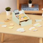 Medinis edukacinis kasos aparatas su priedais vaikams