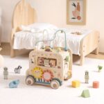 Medinis veiklos kubas „Safari visureigis“ vaikams