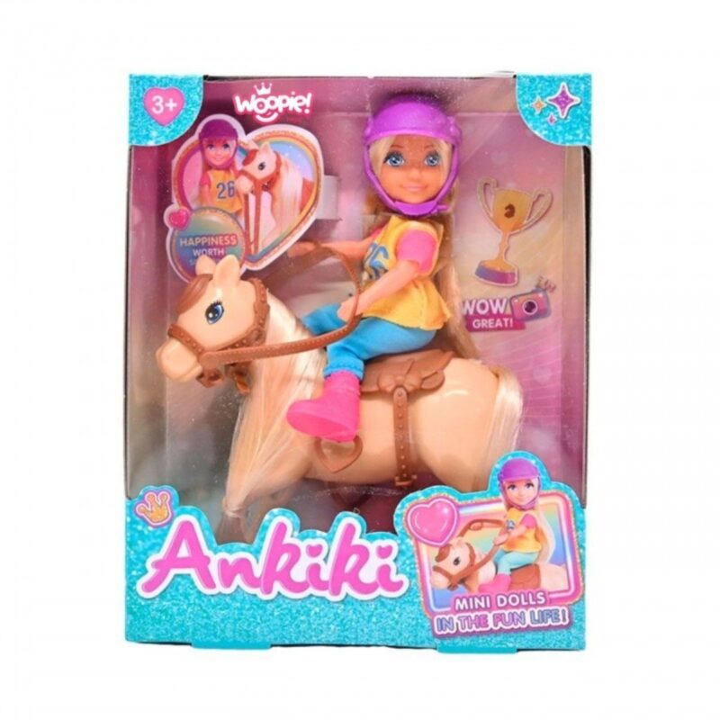 Lėlės „Ankiki“ ir žirgo rinkinys vaikams – Woopie Royal
