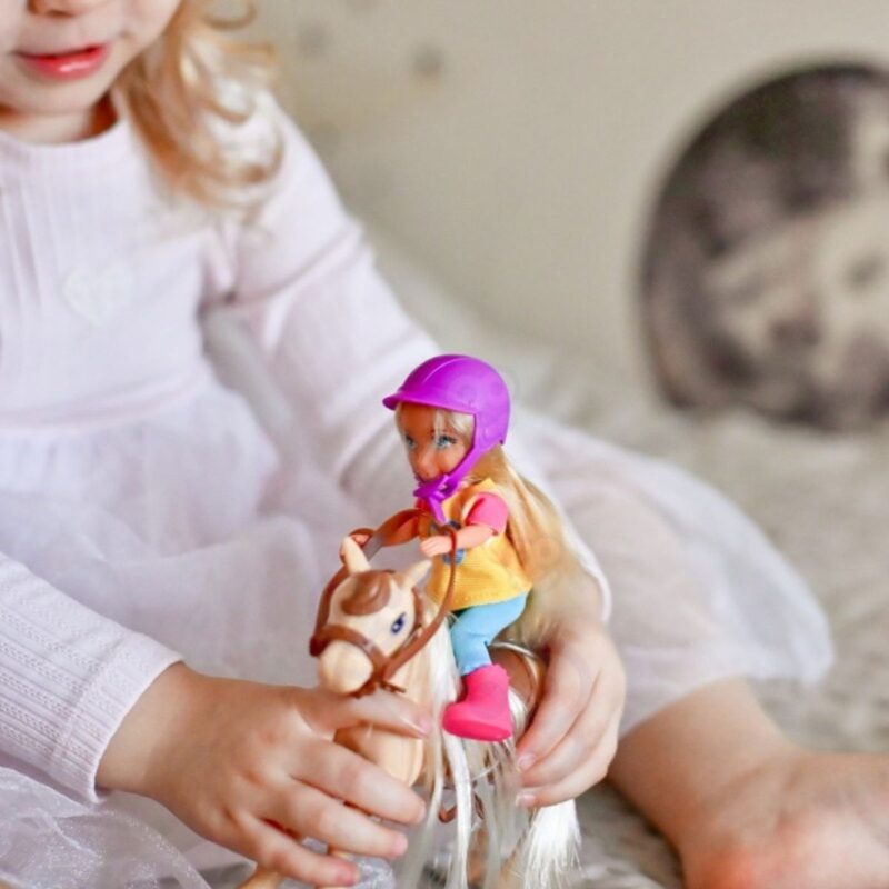 Lėlės „Ankiki“ ir žirgo rinkinys vaikams – Woopie Royal