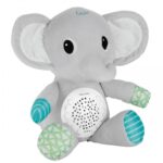 Pliušinis migdukas su projektoriumi kūdikiams