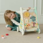 Medinis daugiafunkcis veiklos stumdukas 8in1 vaikams