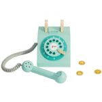 Klasikinis medinis telefonas iš „Classic World“ vaikams