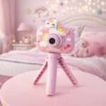 Skaitmeninis fotoaparatas vaikams – violetinis