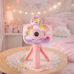 Skaitmeninis fotoaparatas vaikams – rožinis