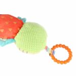 Pliušinis sensorinis kontrastinis žaislas „Vikšras“ kūdikiam