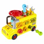 Manipuliacinis autobusas su varžtais vaikams nuo 3 metų