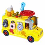 Manipuliacinis autobusas su varžtais vaikams nuo 3 metų