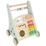 Medinis stumdukas vaikams su sensorinėmis veiklomis, žalias