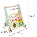 Medinis stumdukas vaikams su sensorinėmis veiklomis, žalias