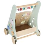 Medinis stumdukas vaikams su sensorinėmis veiklomis, žalias