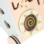 Medinis stumdukas vaikams su sensorinėmis veiklomis, žalias