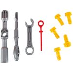 Mechaniko rinkinys vaikams su varikliu, šviesomis ir garsais