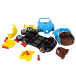 Žaislinis automobilis su šviesos efektais "Pasidaryk pats"