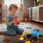 Žaislinis automobilis su šviesos efektais "Pasidaryk pats"