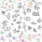 Piešimo stalas su projektoriumi ir priedais vaikams